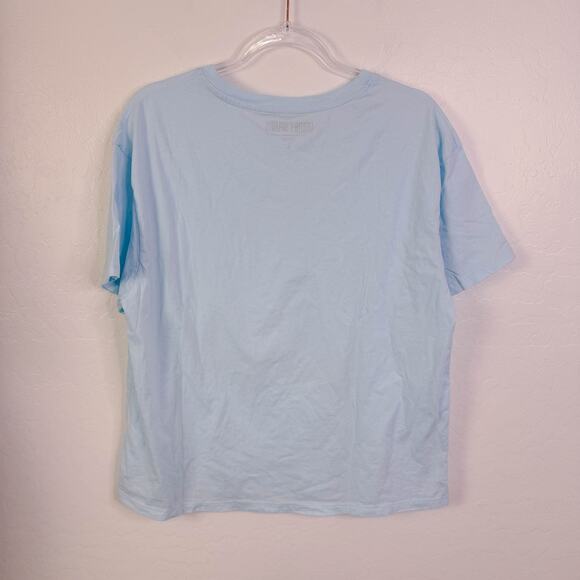 Britney Spears Retro y2k 90s Concert Graphic Tee T Shirt Light Blue Size L NWT - Picture 6 of 8
